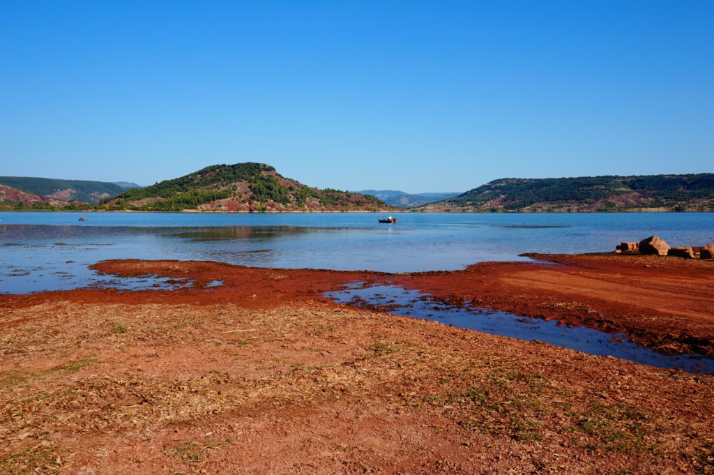 The lake of Salagou