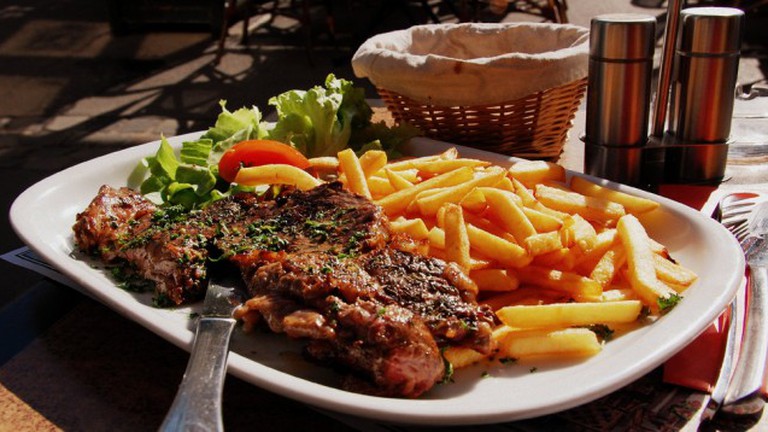 steak-frites-food in Brussels